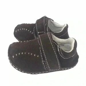 RILEYROOS JAKESTER BABY SHOES SADDLE BROWN SIZE 3-6 MONTHS NEW IN BOX